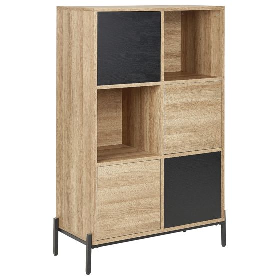 Hyllykkö MOINES 135 cm Ruskea/musta