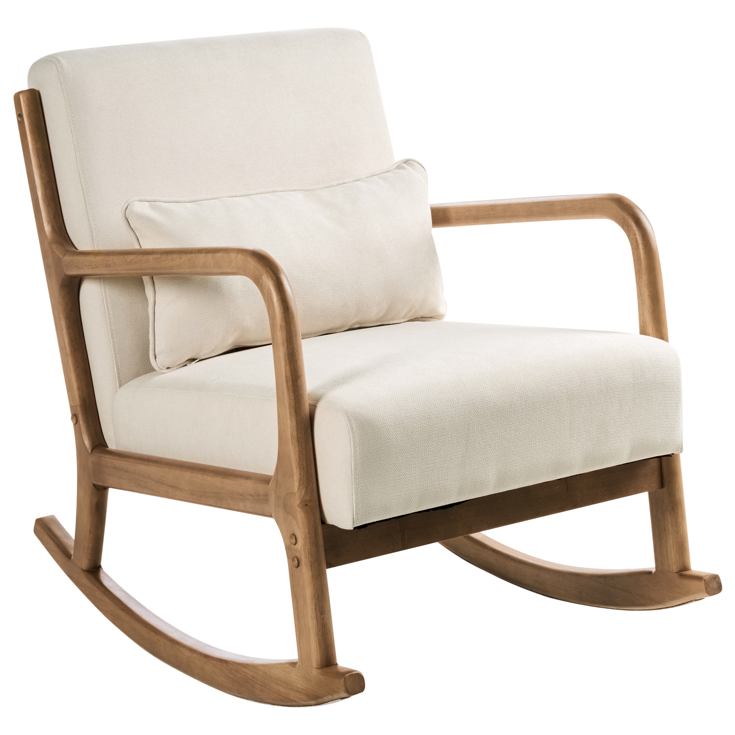 Keinutuoli SKOVDE kangas Vaaleanbeige