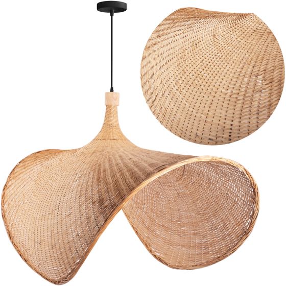 TOOLIGHT riippuva kattovalaisin APP1640-1C BOHO beige, 100x100x60cm