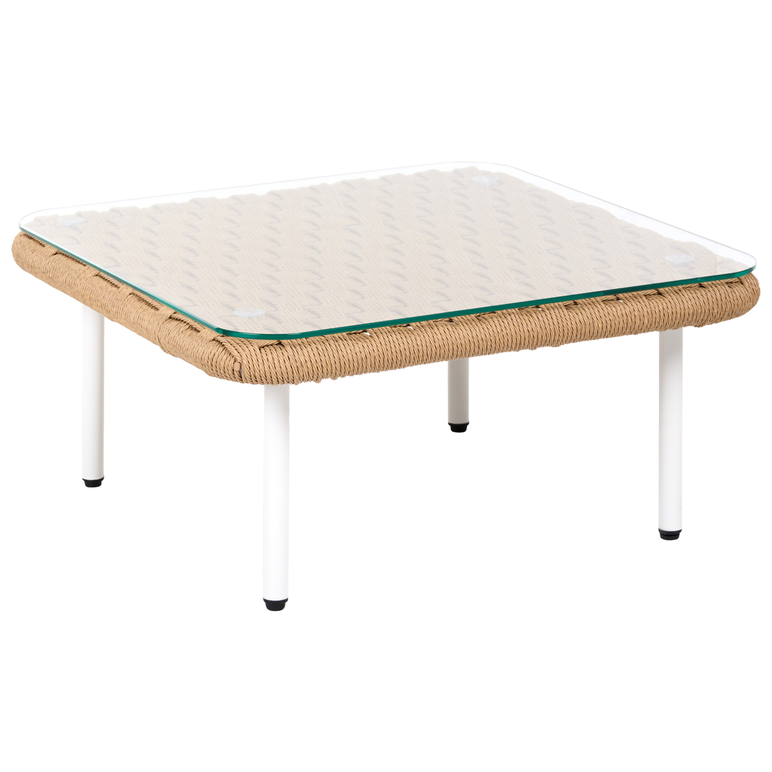 Sohvapöytä BAUCINA 60 cm 60 cm Vaaleanruskea