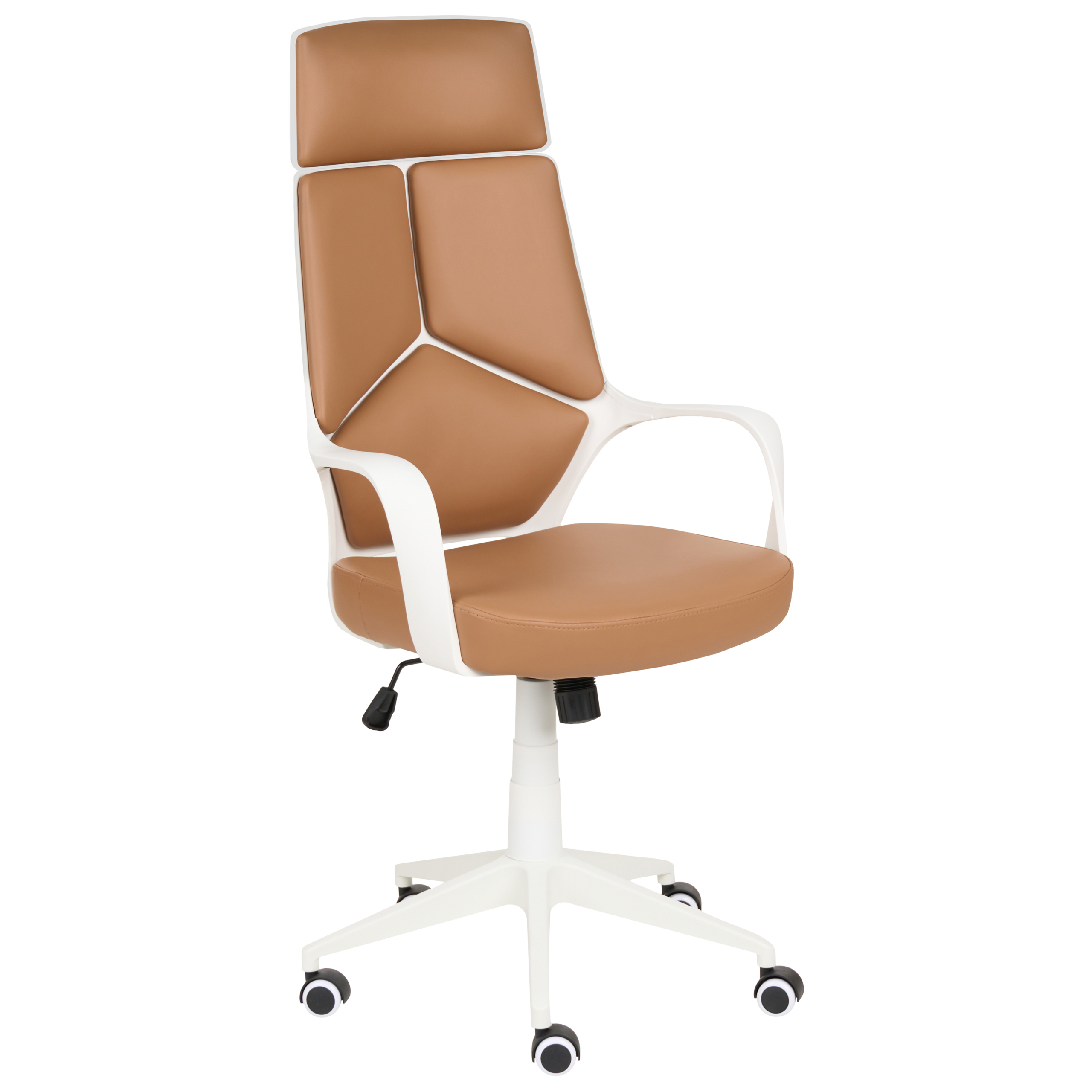 Toimistotuoli DELIGHT Keinonahka Tumma beige