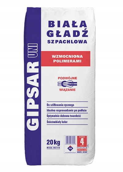 Gipsar Valkoinen Kipsi 20 kg