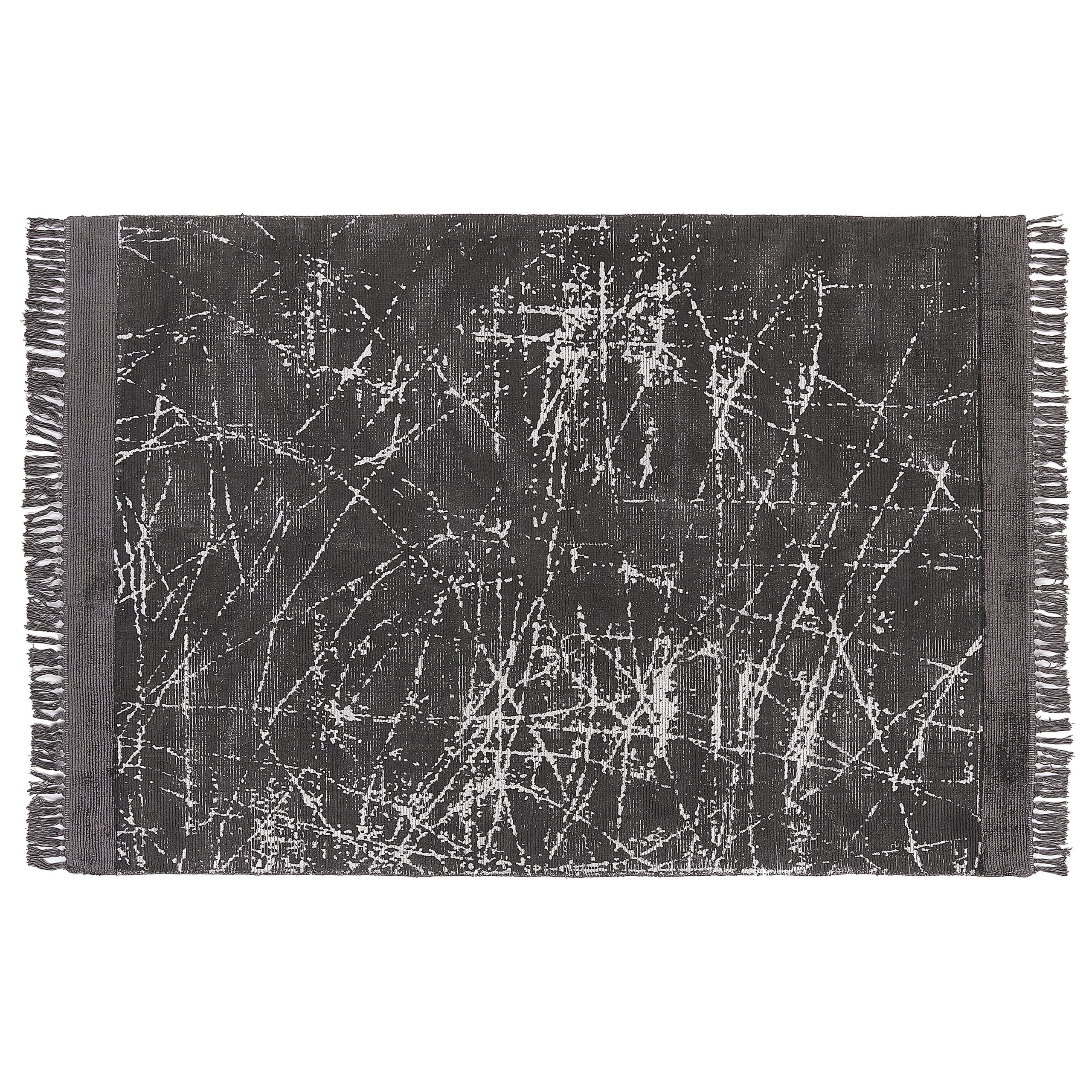 Matto HANLI Tummanharmaa 160 x 230 cm viskoosi