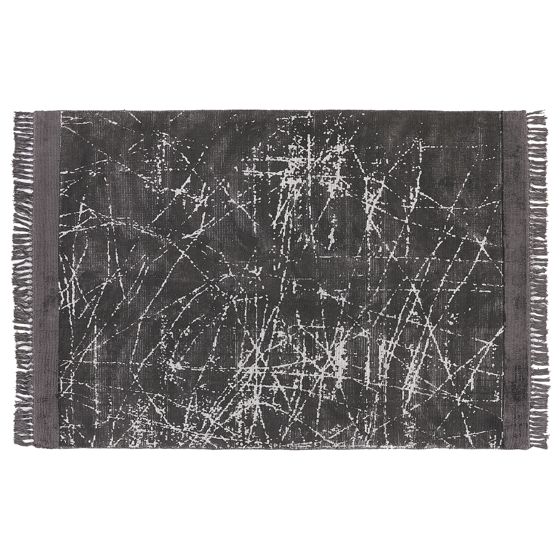 Matto HANLI Tummanharmaa 160 x 230 cm viskoosi