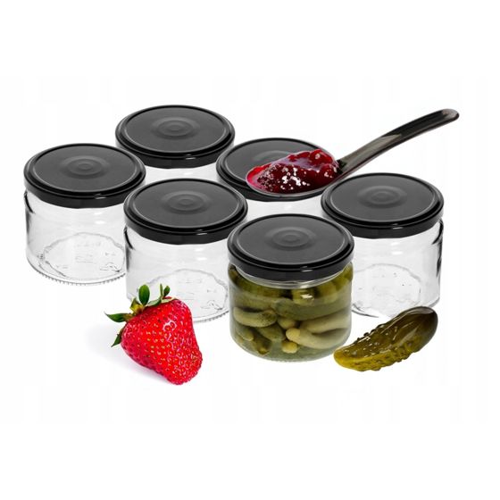 Kannelliset säilytystölkit, 6 kpl, 330 ml