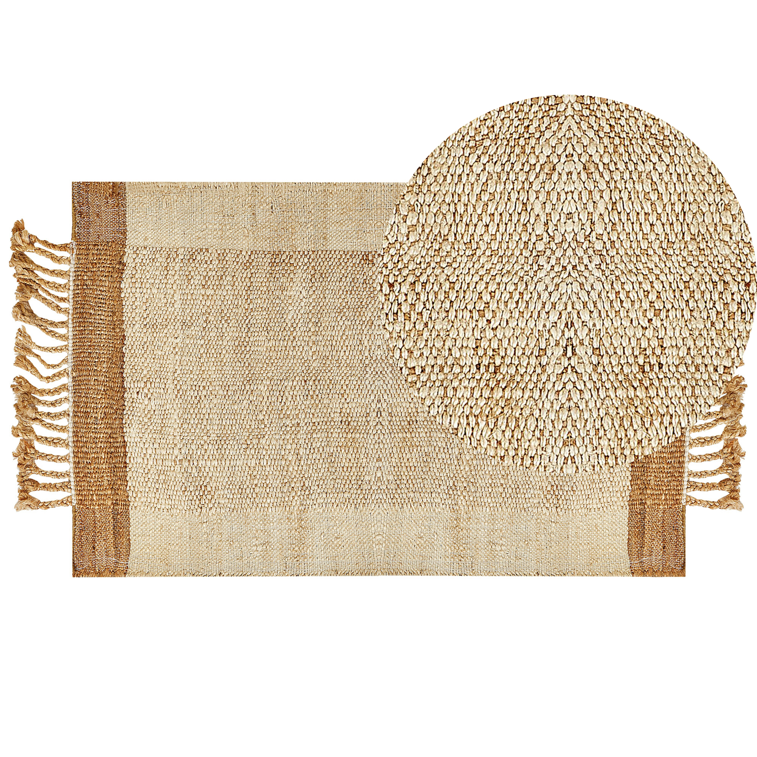 Matto DEDEMLI Beige 80 x 150 cm Juutti
