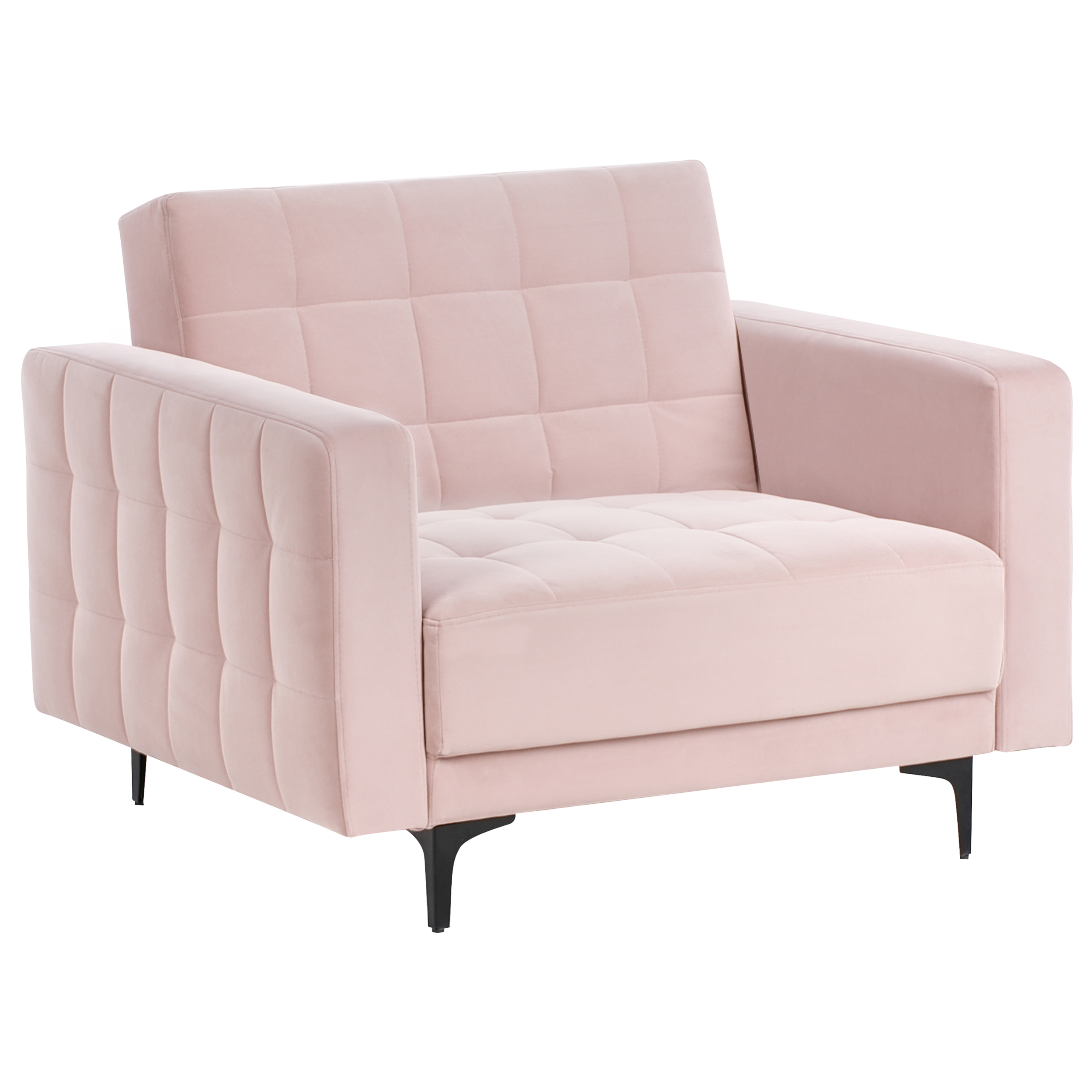 Nojatuoli ABERDEEN sametti Pastellipinkki