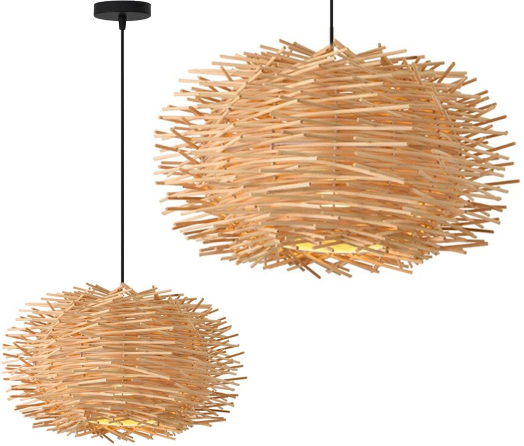 TOOLIGHT riippuva kattovalaisin APP884-1CP NATURAL BOHO ruskea
