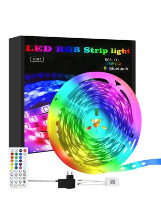 NETTLIFE 10m,monivärinen,muovinen,LED - nauha