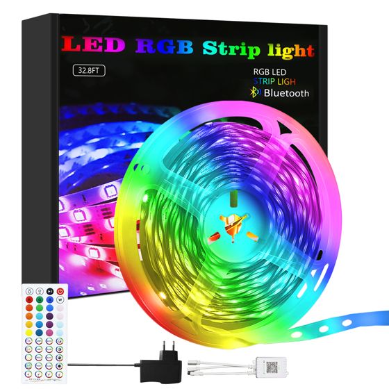 NETTLIFE 10m,monivärinen,muovinen,LED - nauha