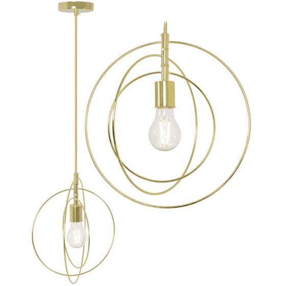 TOOLIGHT riippuva kattovalaisin APP286-1CP kulta, 30x30x30cm