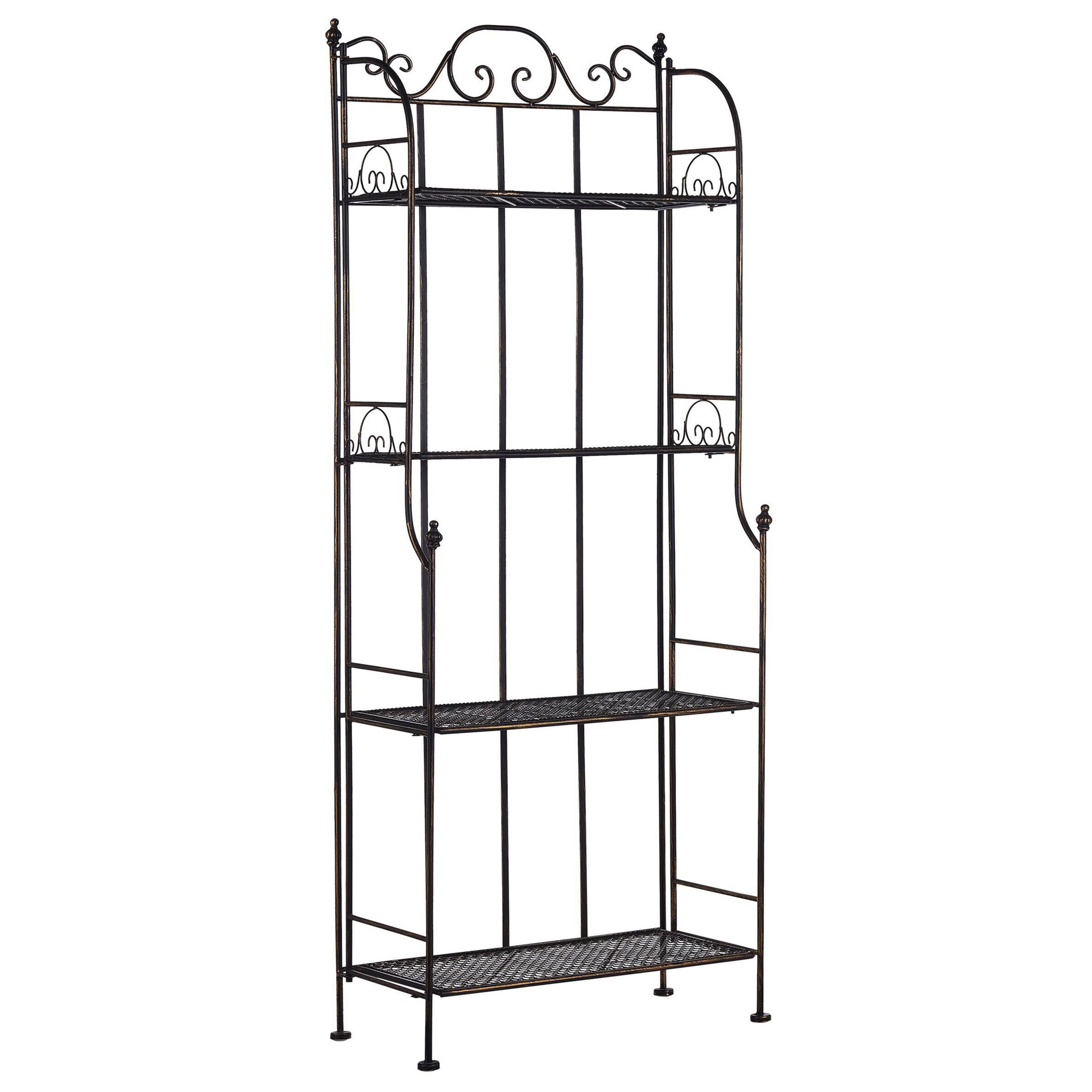 Hyllykkö ISERNIA 61 cm 155 cm Metalli Musta