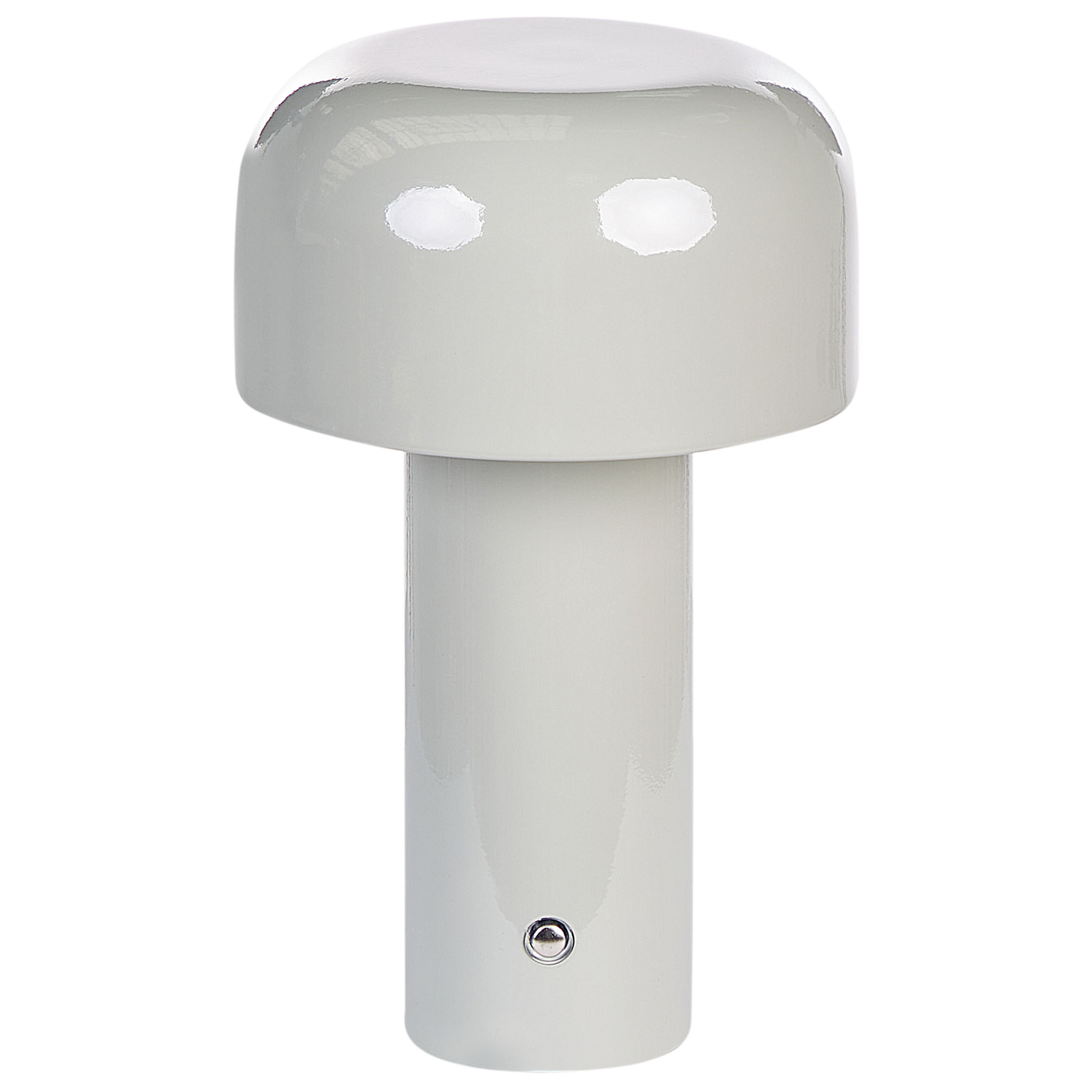 Langaton LED-pöytävalaisin BESOS himmentimellä metalli Harmaa