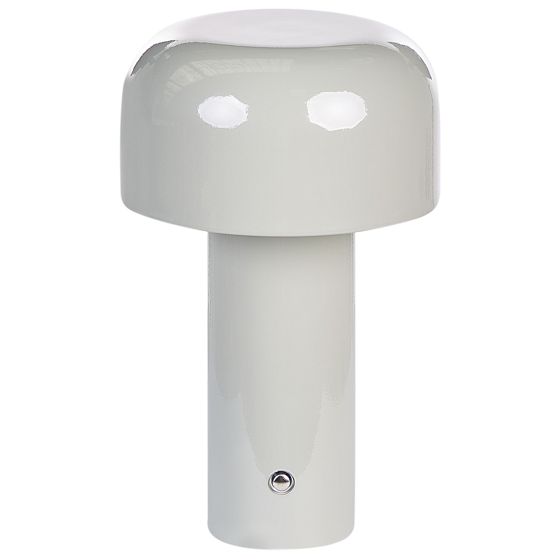 Langaton LED-pöytävalaisin BESOS himmentimellä metalli Harmaa