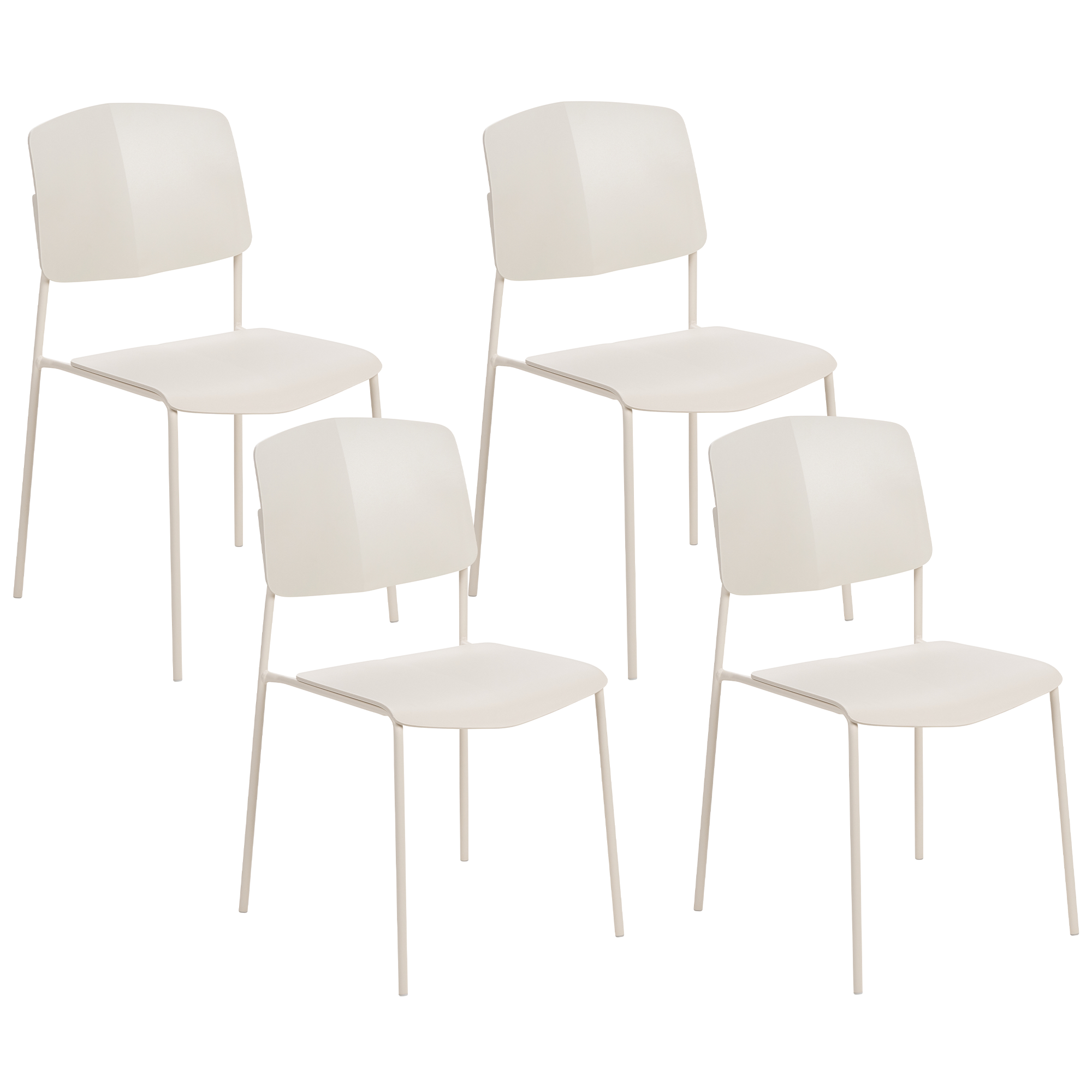 Ruokatuolisetti 4 kpl ASTORIA Beige
