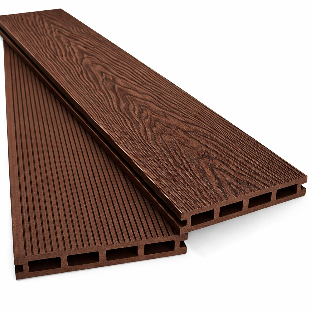 WPC-komposiittiterassilauta Ruskea 140x25mm (8× 3, 5 m) (5, 90 € metri)