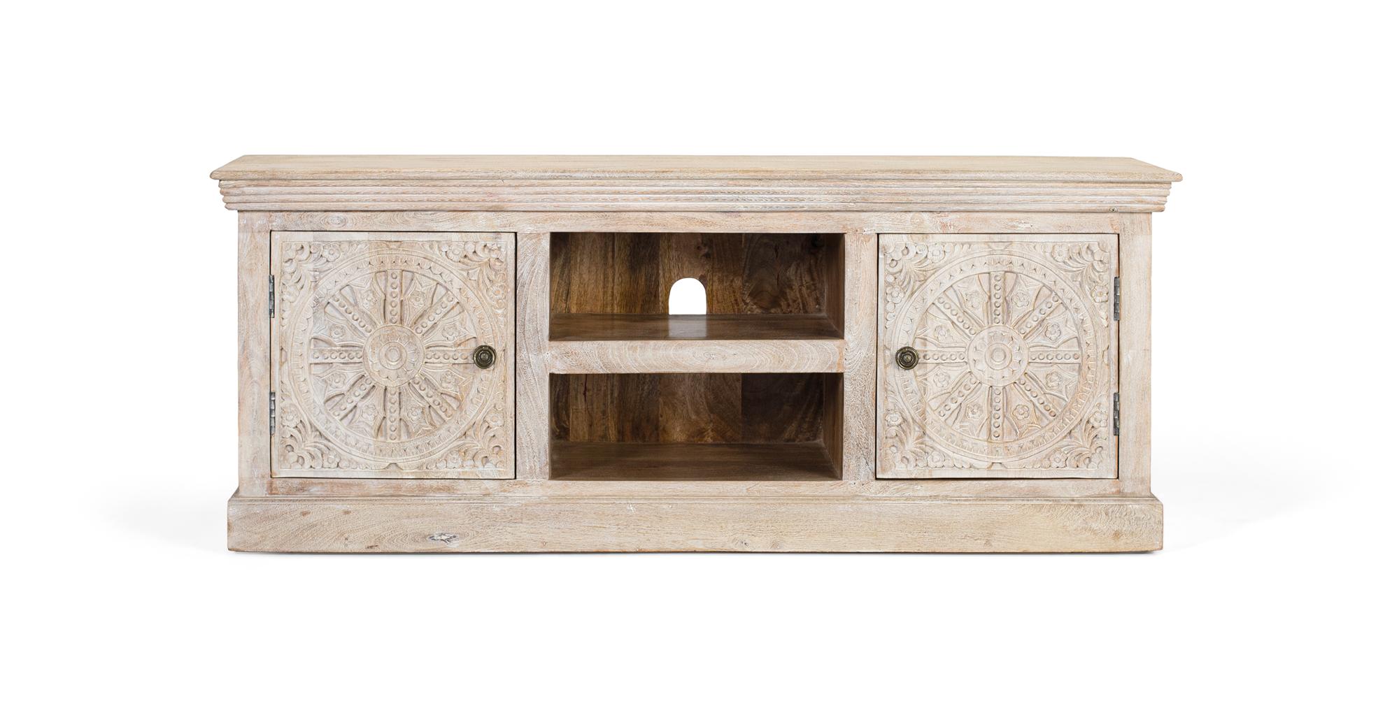 TV-taso mangopuusta, 2 ovea