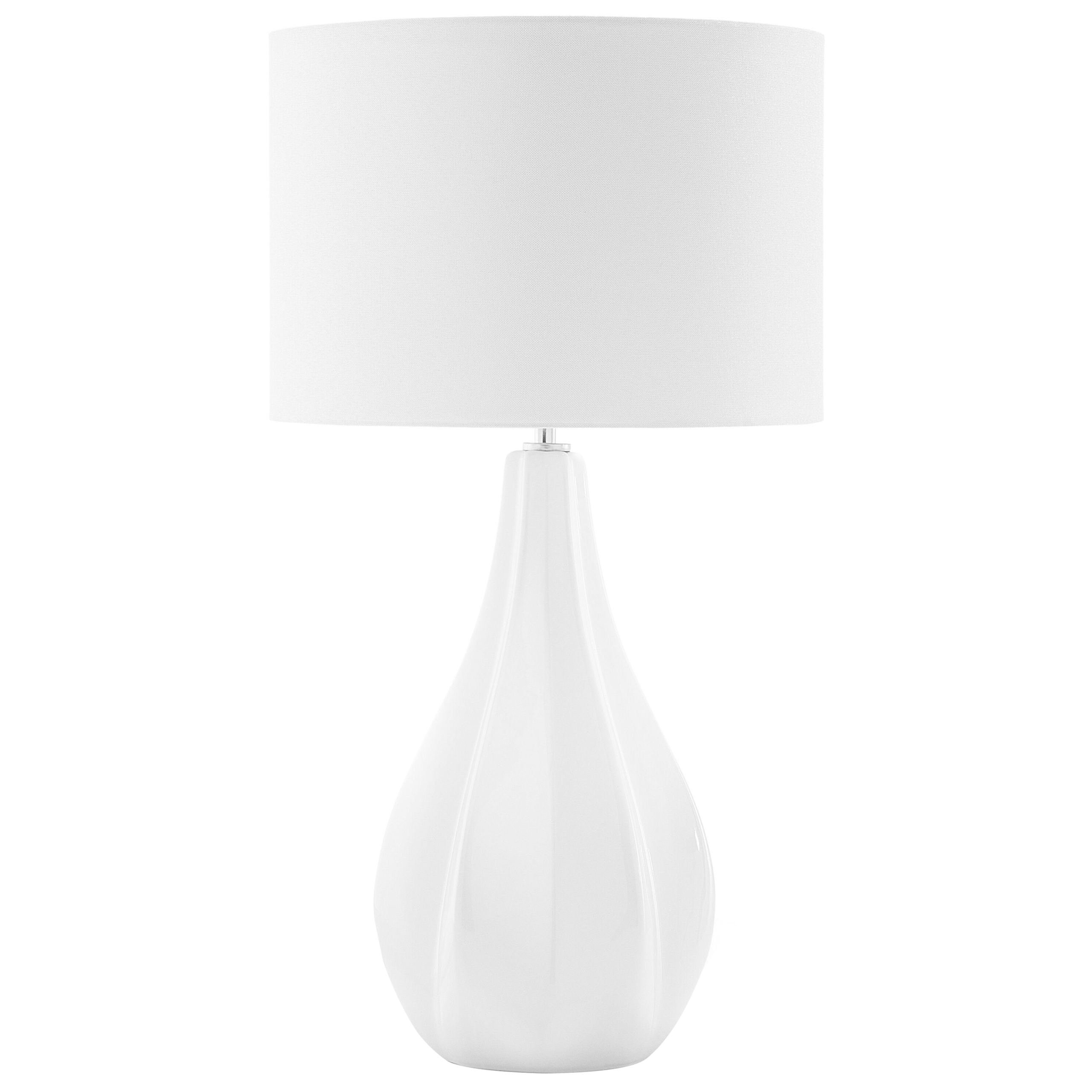 Pöytävalaisin SANTEE posliini Luonnonvalkoinen