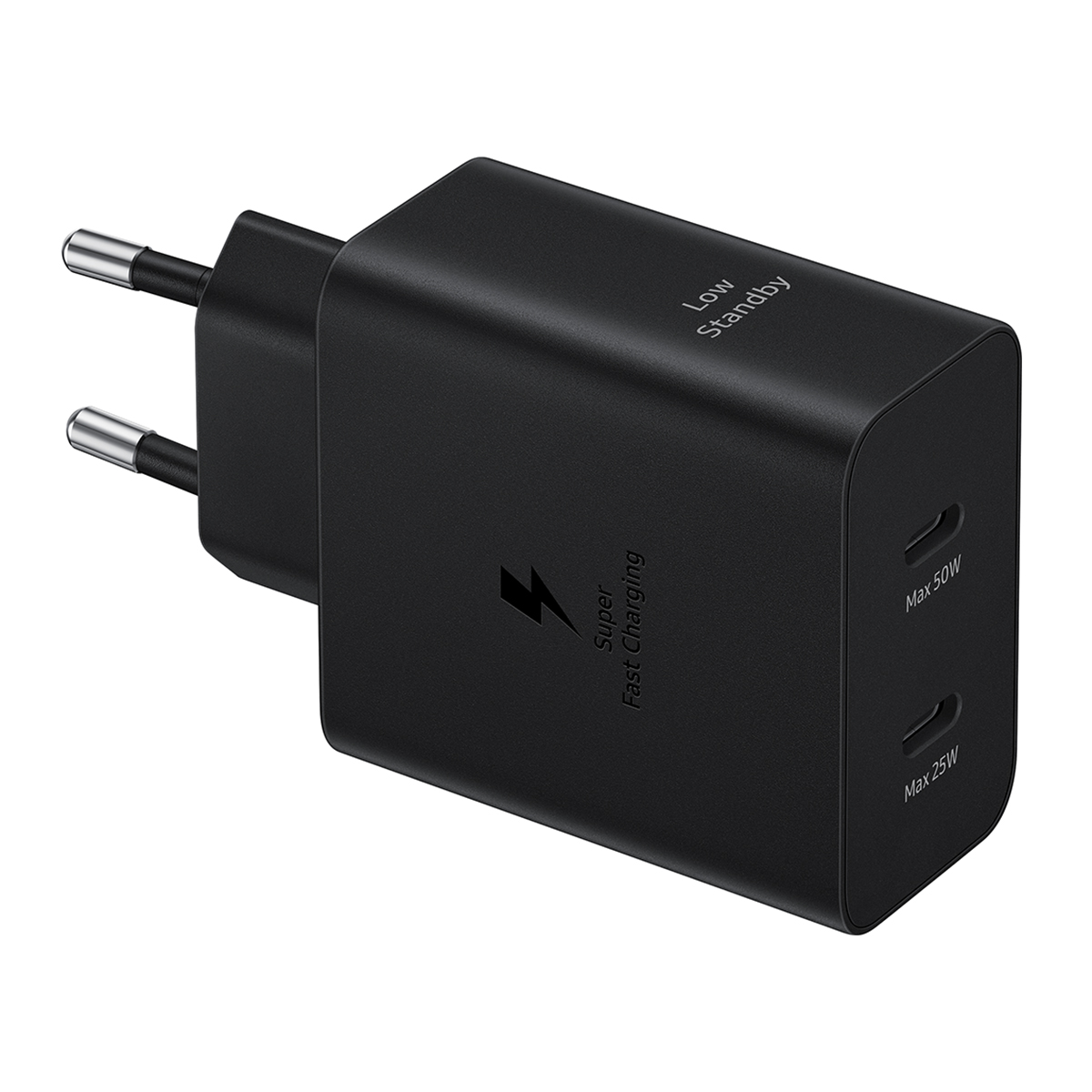 Universaali verkkolaturi DUO 50W USB-A / USB-C Power Delivery GaN
