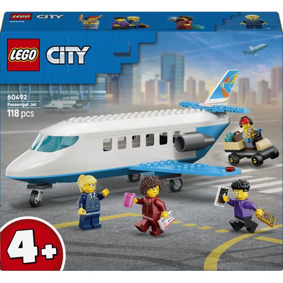 Lego City Matkustajakone 118-osainen setti (60492)