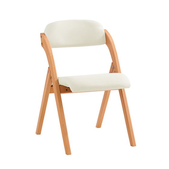 Taitettava tuoli 4 kpl setti säästää tilaa valkoinen 47.0x48.0x77.0 FST92-Wx4