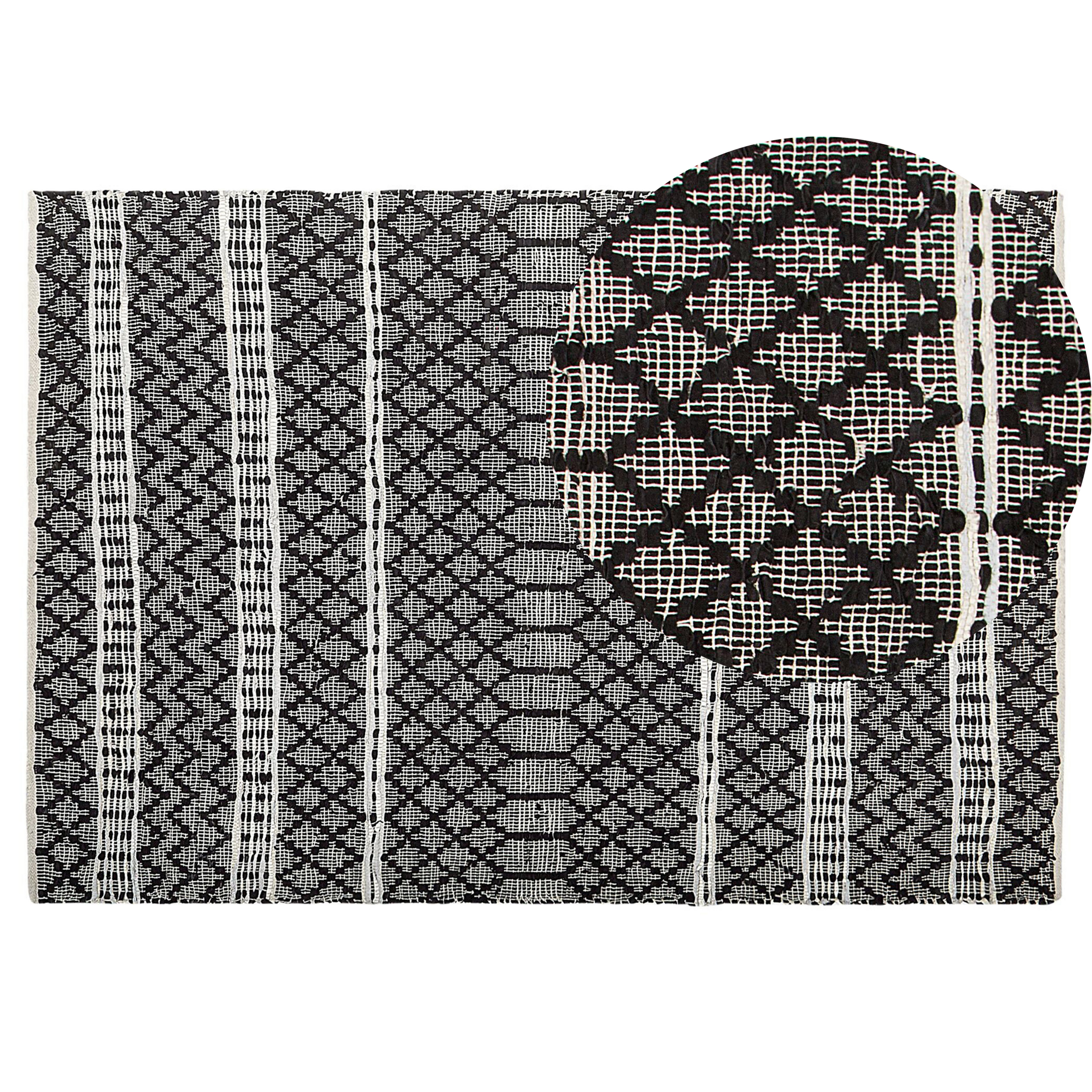 Matto FEHIMLI Musta 140 x 200 cm nahka