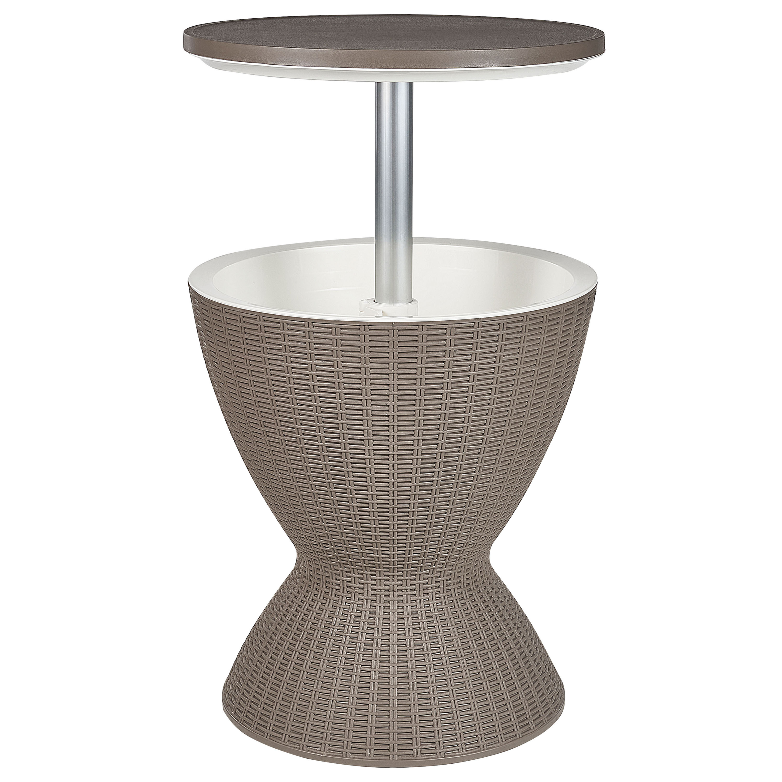 Kylmäpöytä AISA 49 cm 49 cm Puukuvio Ruskeanharmaa