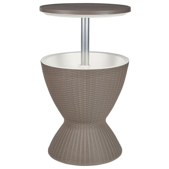 Kylmäpöytä AISA 49 cm 49 cm Puukuvio Ruskeanharmaa