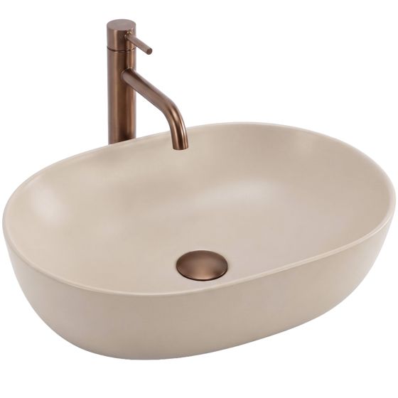 REA tasoallas Lisa Mocca Matt , Beige, 49x35x14cm