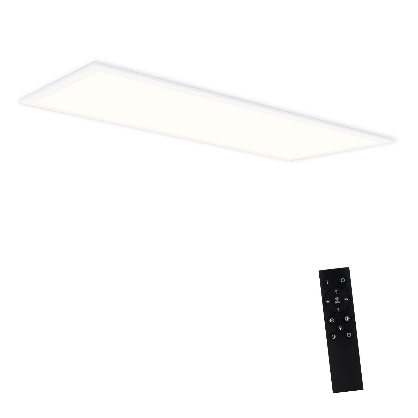 NETTLIFE led-kattovalaisin valkoinen himmennettävä paneeli 120x30cm kaukosäätimellä 48w moderni yövalo makuuhuoneeseen olohuoneeseen toimistoon keittiöön