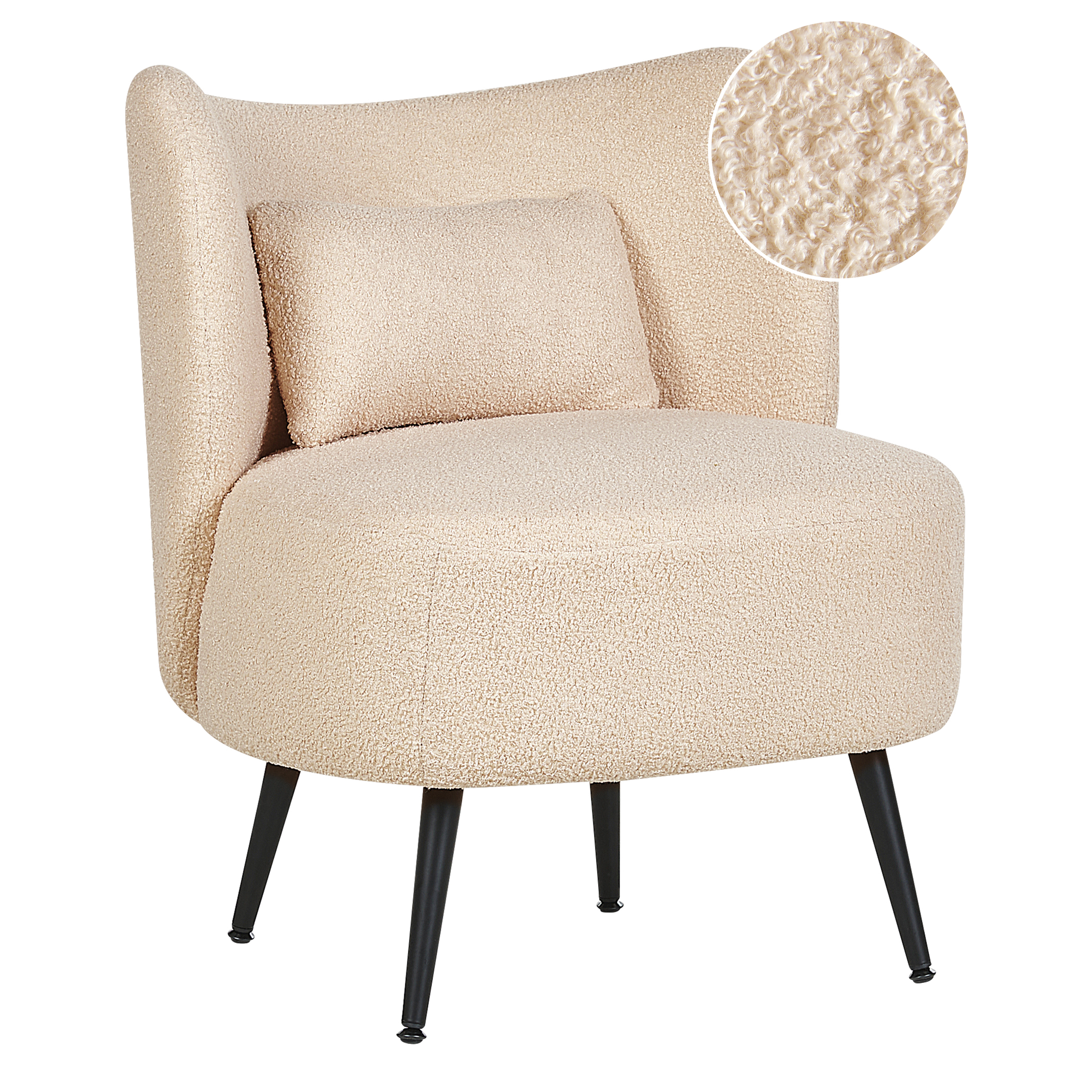 Nojatuoli OTSBY Buklee Beige