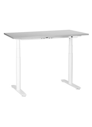 Sähkösäädettävä työpöytä DESTINAS Harmaa/valkoinen 120 cm 72 cm