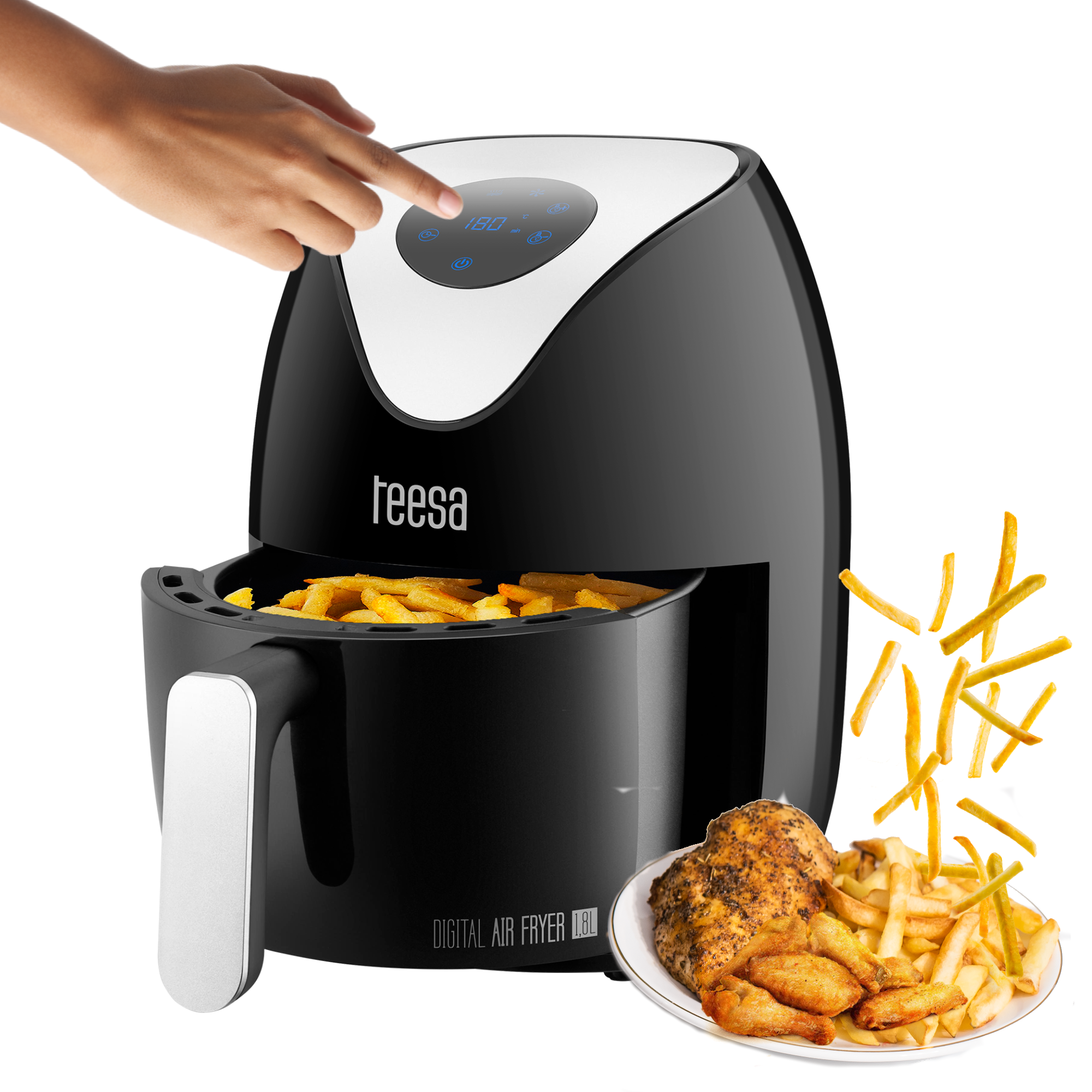 TEESA DIGITAALINEN AIRFRYER rasvaton keitin