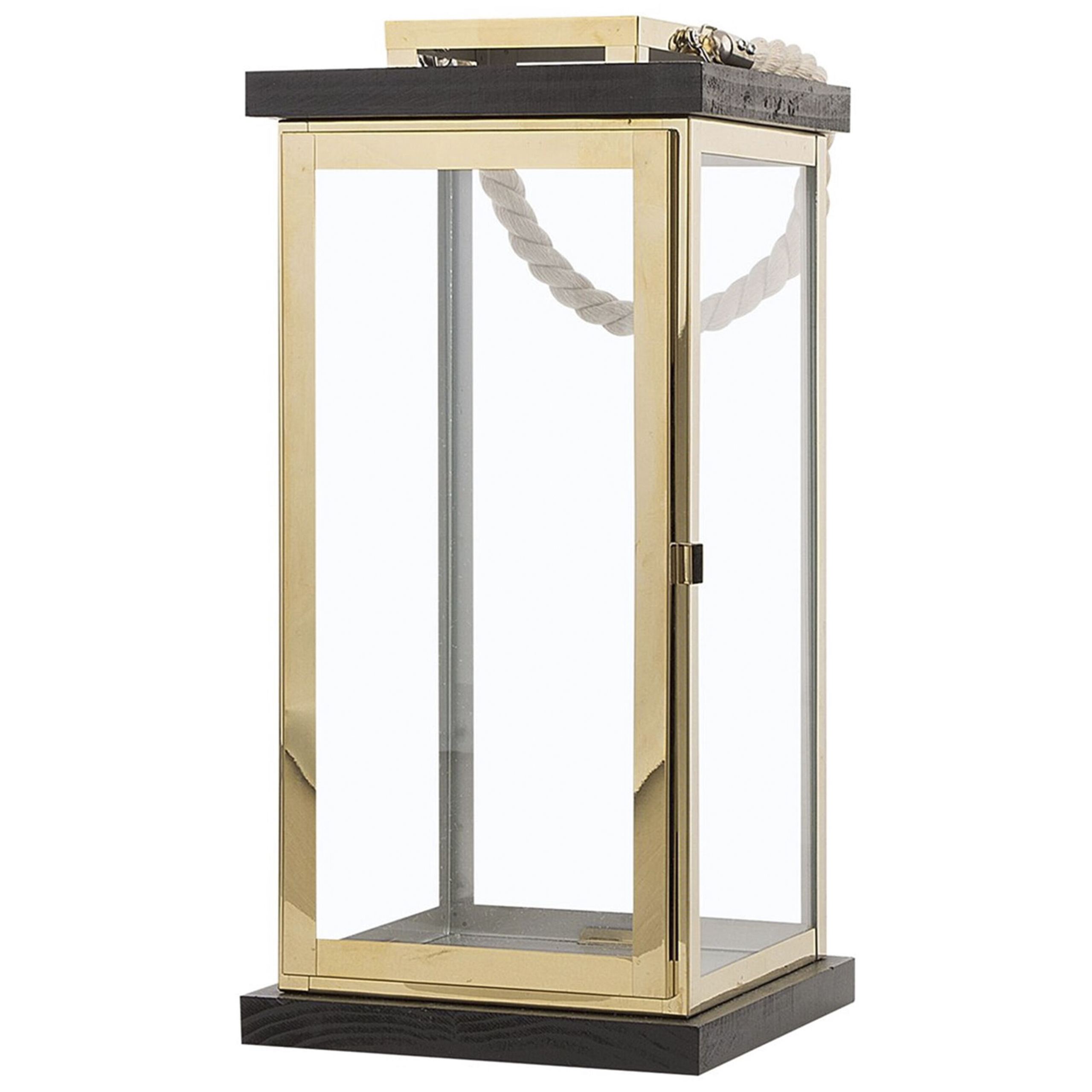 Lyhty BORNEO metalli 41 cm Messinki