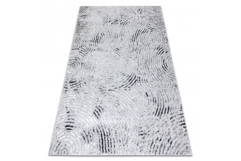 Matto MEFE moderni 8725 Pyöreät sormenjälki - harmaa 80x150 cm