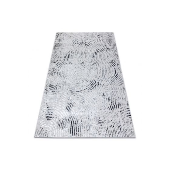 Matto MEFE moderni 8725 Pyöreät sormenjälki - harmaa 80x150 cm