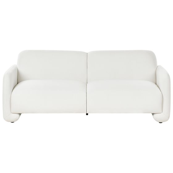 Sohva SALAND kangas Valkoinen 3-istuttava