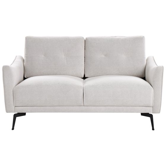 Sohva 2-istuttava NAPPA kangas Luonnonvalkoinen