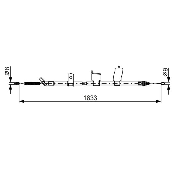 Bosch Käsijarruvaijeri 1987482340