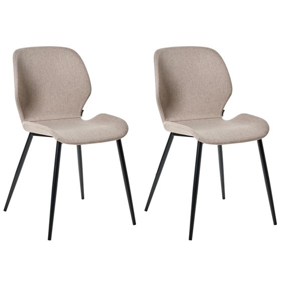 Kokoustuolisetti 2 kpl HOLLAND kangas Ruskeanharmaa