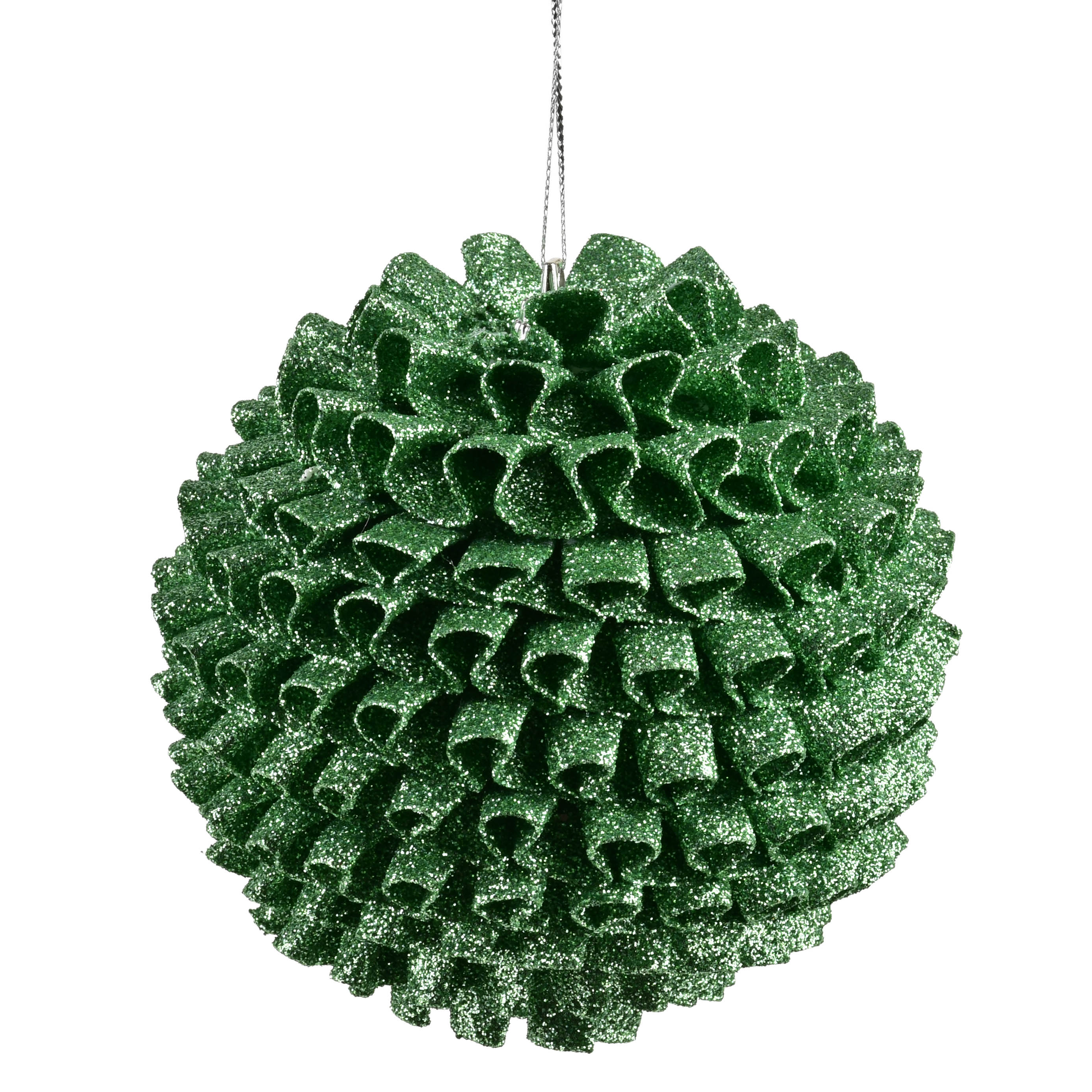 Joulupallo SANTA LILA, styroksia, Ø10 cm