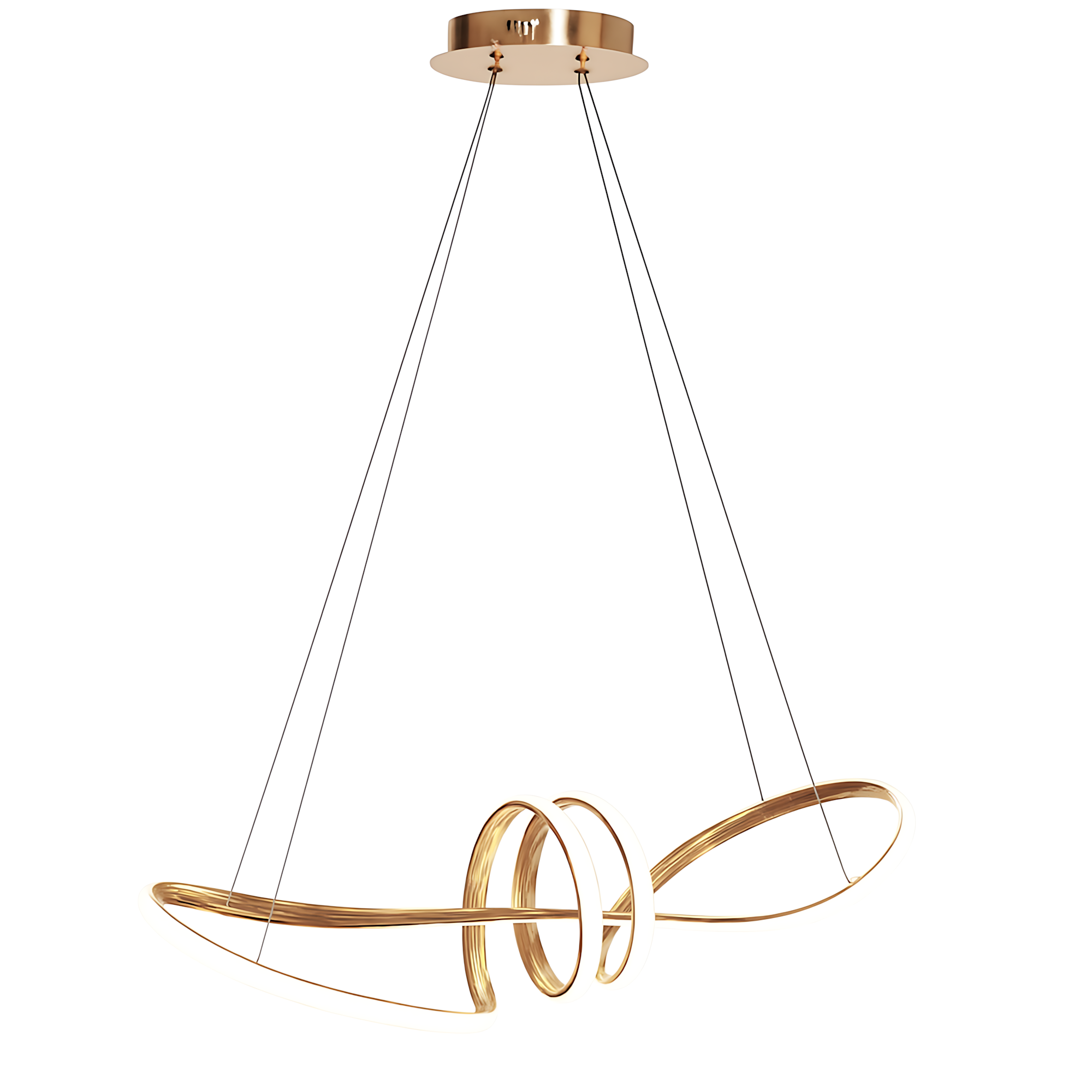 TOOLIGHT riippuvalaisin LHJ036-CP kulta, 28x69x29cm