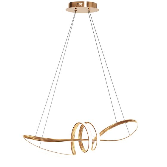 TOOLIGHT riippuvalaisin LHJ036-CP kulta, 28x69x29cm