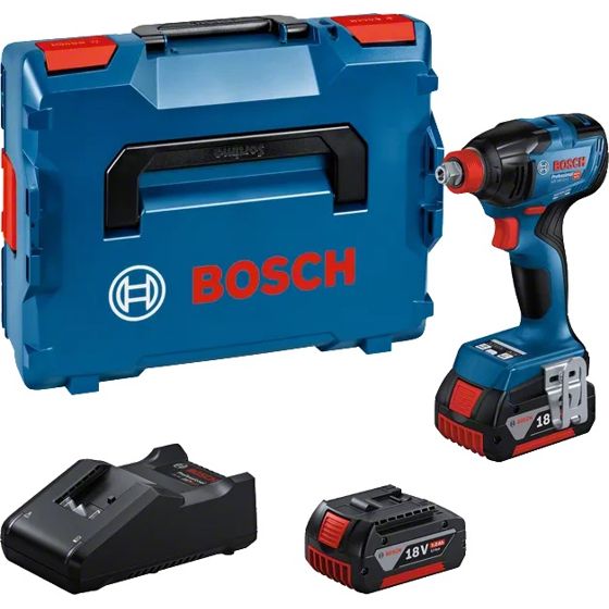 Bosch GDX 18V-210 C Professional -Iskumutterinväännin 2-in-1 2x 5,0 Ah