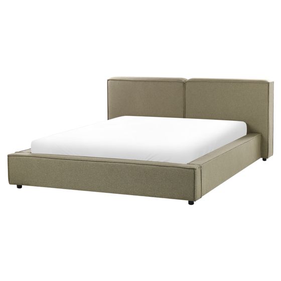 Sänky kangas LINARDS 160 x 200 cm Vihreä