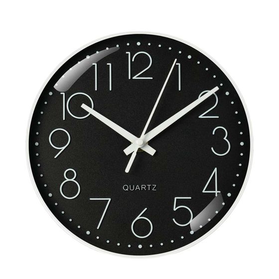Hiljainen moderni seinäkello 21cm toimistoon tai olohuoneeseen