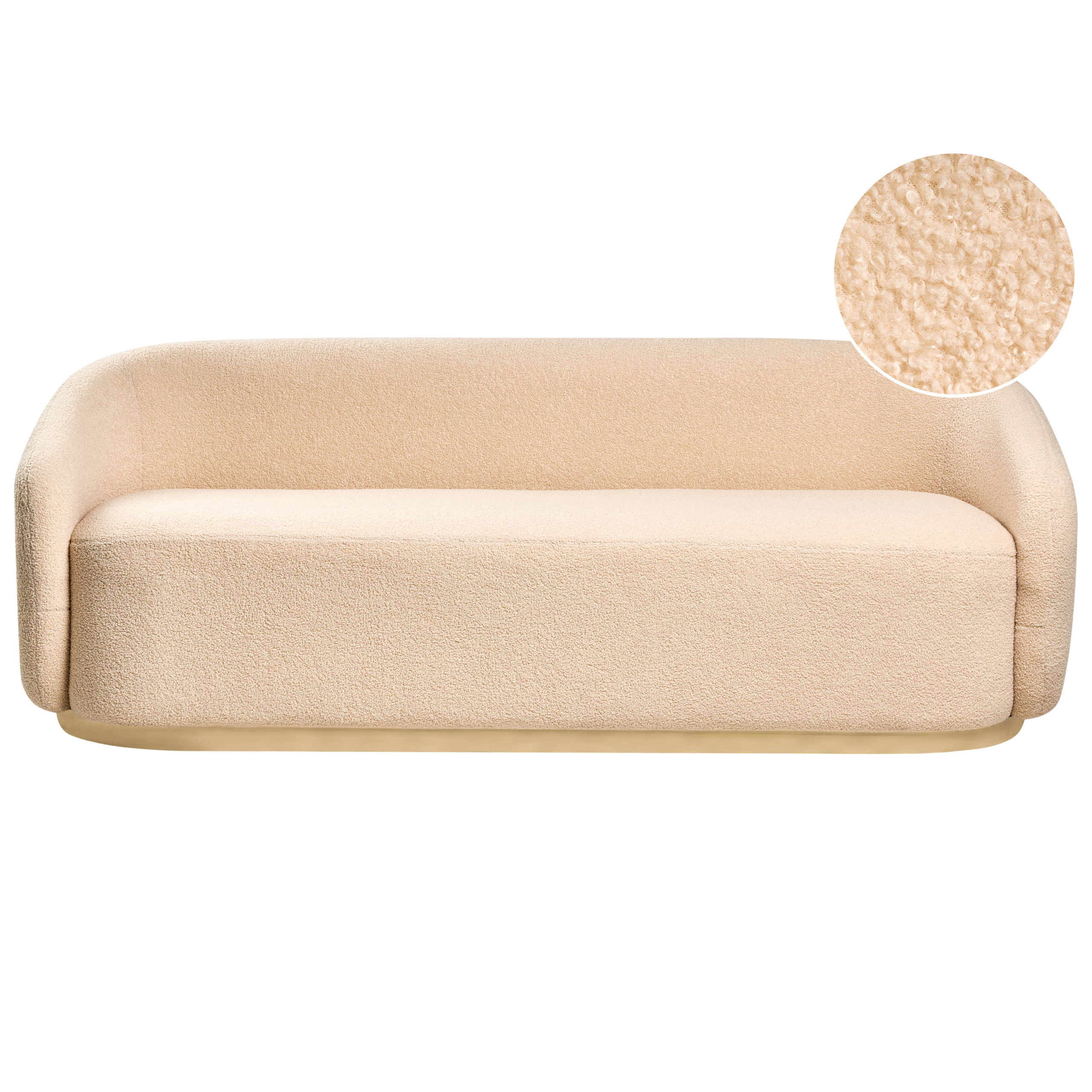 Sohva SIPO buklee Beige 2-istuttava