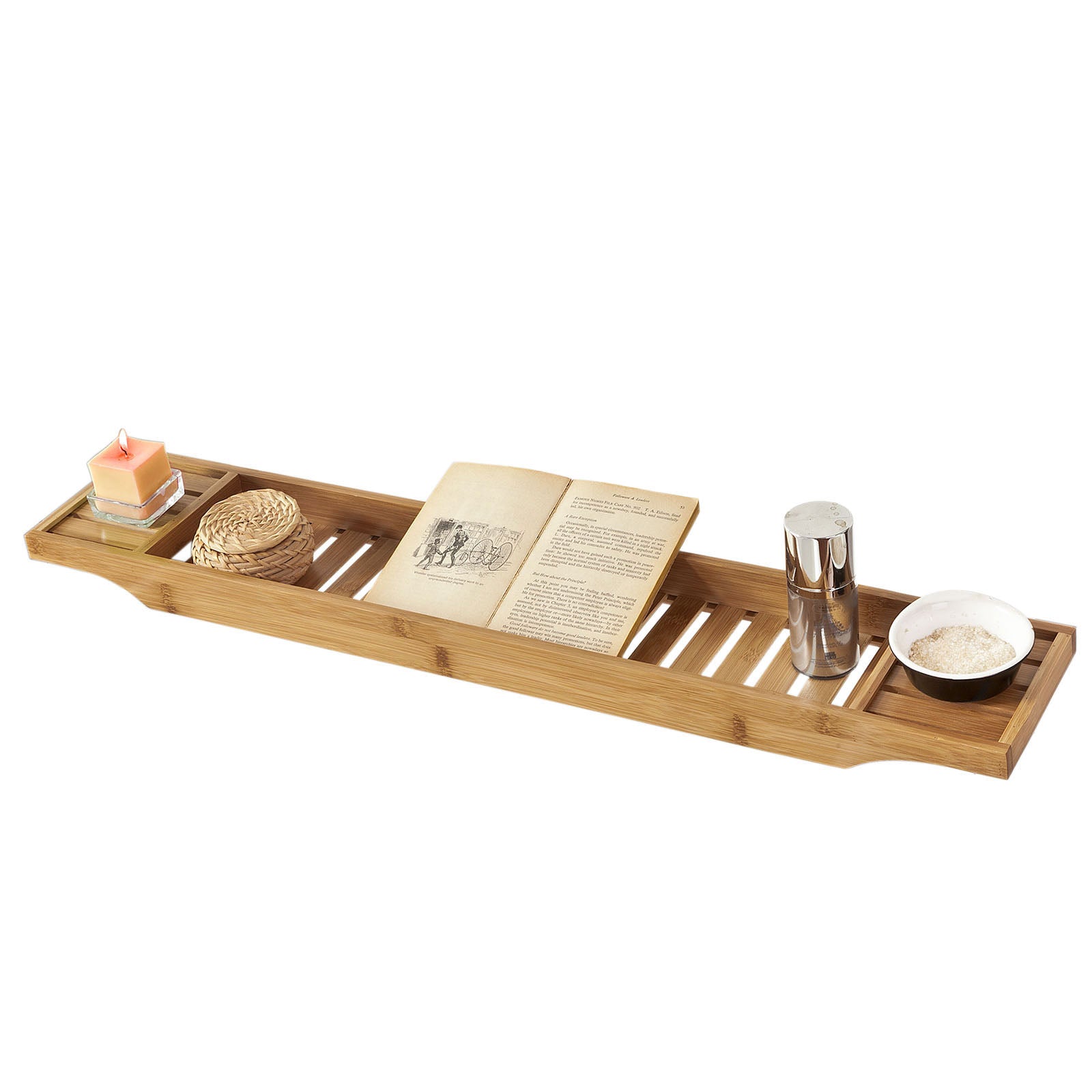 SoBuy Bambukylpyammehylly FRG212-N luonnollinen puu