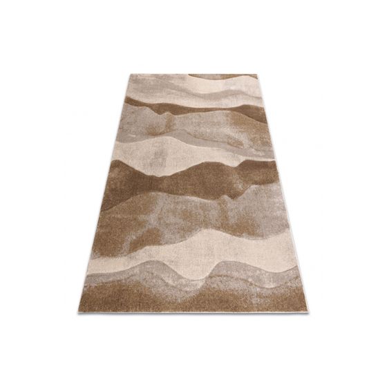 ARCANA 9047 matto beige / vaaleanruskea, aallot, moderni 160x220 cm