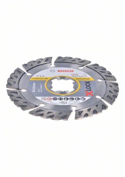 Bosch Best for Universal X-LOCK -Timanttikatkaisulaikka 115 mm